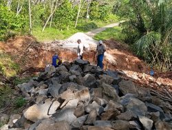 Ground Breaking Jembatan Beton Tungku Jaya II: Bakti Kodim 0403/OKU untuk Rakyat