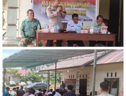 Pembentukan Sabuk Kamtibmas Polsek Mandor, Wujud Sinergi Jaga Keamanan Bersama