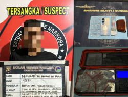 Gerak Cepat Satresnarkoba Polres Muara Enim, Pengedar Sabu 7,21 Gram Diringkus di Gelumbang Tengah Malam