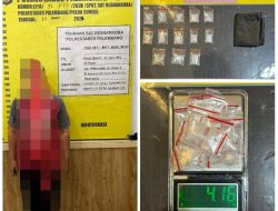 Polrestabes Palembang Tangkap Pengedar Sabu di 7 Ulu, Belasan Paket Siap Edar Disita