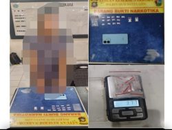 Polres Muba Tangkap Pengedar Sabu di Lawang Wetan, Belasan Paket Siap Edar Disita