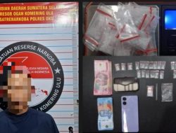 27 Paket Sabu dan Uang Tunai Rp3,35 Juta Disita Unit 1 Satresnarkoba Polres OKU dari