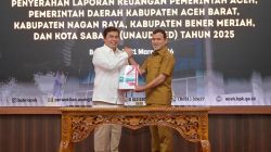Wagub Aceh Tegaskan Komitmen Transparansi dalam Penyerahan Laporan Keuangan 2025