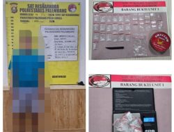 Jual Sabu Langsung ke Polisi Undercover lalu Coba Kabur, Pengedar di Talang Semut Palembang Tak Bisa Lolos