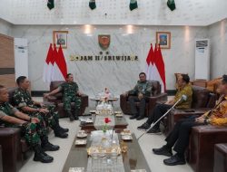 Perkuat Sinergi dan Kolaborasi, Pangdam II/Swj Terima Audiensi Pimpinan BRI Palembang