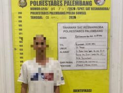Polrestabes Palembang Ringkus Pengedar Narkoba di Gandus, Sabu dan Ekstasi Disita dari Dalam Helm