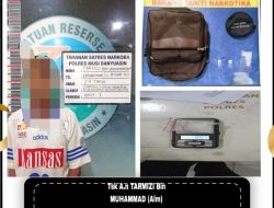 Satresnarkoba Polres Muba Bekuk Dua Pengedar dalam Satu Hari, Sabu 9,65 Gram Disita di Belakang Makam Pahlawan Sekayu
