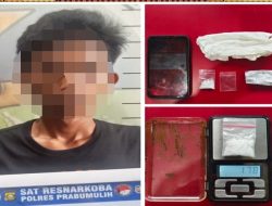 Sembunyikan Sabu di Balik Casing HP lalu Taruh di Pinggir Jalan, Kurir Narkoba di Prabumulih Tak Lolos dari Pengamatan Polisi