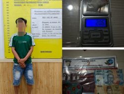 Polisi Menyamar Jadi Pembeli, Pengedar Sabu di Jakabaring Palembang Tertangkap Basah Serahkan Narkoba