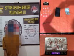 Polda Sumsel Ringkus Pengedar Sabu di Ogan Ilir, 17 Paket Siap Edar Disita