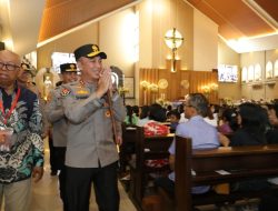 Sapa Jemaat Gereja St. Yoseph, Kapolda Sumsel Ajak Gotong Royong Jaga Kamtibmas Bumi Sriwijaya