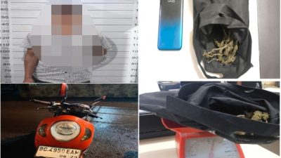 Polres Lahat Bekuk Pengedar Ganja 80 Gram di Lahat Selatan, Motor Scoopy Ikut Disita