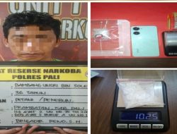 Polres PALI Bongkar Sarang Pengedar Sabu di Pondok Kebun Sawit Prambatan Abab, 10,25 Gram Disita