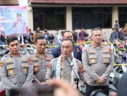 Kapolda Sumsel Pimpin Penyerahan 497 Unit Kendaraan Barang Bukti, Bukti Nyata Pemulihan Hak Korban Curanmor