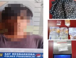 Tergiur Upah Rp30.000, Mahasiswa di Prabumulih Jadi Kurir Sabu dan Dibekuk Polisi