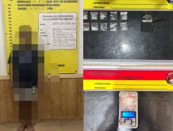 Simpan 10 Paket Sabu dalam Korek Api Besi, Pengedar di Gandus Palembang Dibekuk Unit VI