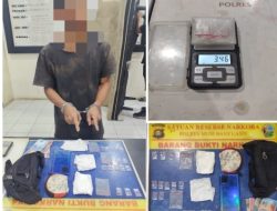 Tidur dengan Tas Pinggang Berisi 15 Paket Sabu, Pengedar di Sungai Keruh MUBA Dibekuk