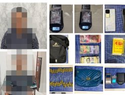 Polres OKU Selatan Polda Sumsel Bongkar Transaksi Sabu di Kontrakan, Dua Pelaku Ditangkap