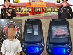 Satresnarkoba Polres OKU Timur Bekuk Kurir Sabu dan Ekstasi di Buay Pemuka Peliung