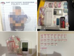 Polres Lahat Ungkap Kasus Keempat dalam Satu Pekan, Bandar Sabu 22 Paket di Merapi Timur Dibekuk