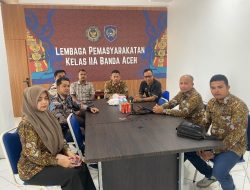 Lapas Banda Aceh Ikuti Sosialisasi Standar Penegakan Kepatuhan Internal Secara Virtual
