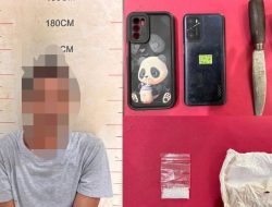 Patroli Hunting Polres Empat Lawang Hentikan Mobil Berplat Jakarta, Sabu dan Senjata Tajam Wali Ditemukan