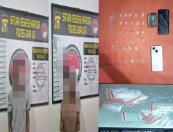 Dua Buruh Harian Pengedar Sabu di Pemulutan Ogan Ilir Dibekuk, 19 Paket dan Dua HP Disita