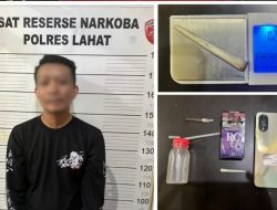 Kapolres Lahat Tegaskan Perang Melawan Narkoba Usai Penangkapan Residivis di Pagar Agung