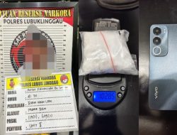 Polres Lubuk Linggau Gagalkan Peredaran Sabu 102,85 Gram, Residivis Ditangkap