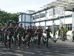 Tingkatkan Profesionalisme Prajurit, Kodaeral XIV Sorong Gelar Latihan Uji Terampil Glagaspur Tingkat I dan II (P1-P2)