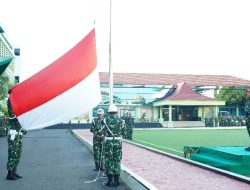 Pupuk Jiwa Nasionalisme dan Patriotisme, Kodam II/Sriwijaya Gelar Upacara Bendera Mingguan
