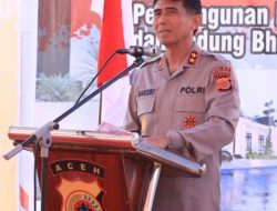 Kapolda Aceh Groundbreaking Aspol Lamteumen, Tegaskan Pemenuhan Hak Dasar Personel