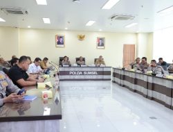 Kapolda Sumsel Ikuti Arahan Wakapolri Antisipasi El Nino “Godzilla”, Perkuat Kesiapsiagaan Karhutla