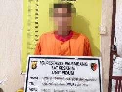Polrestabes Palembang Ringkus Pelaku Penganiayaan di Seberang Ulu, Ditangkap Saat Tertidur