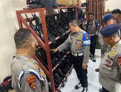 Dukung Program Prioritas Nasional, Polda Sumsel Perketat Pengawasan Senjata Api Personel