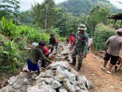 Kemanunggalan TNI Dan Masyarakat Sudah Terlihat Saat Pra TMMD