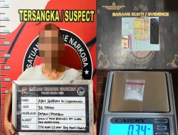 Tertangkap Sedang Menunggu Pembeli Sabu di Jalan Arah Kantor Kades, Pengedar di Lubai Muara Enim Dibekuk Polisi