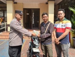 Polsek Tambora Kembalikan Motor Hilang, Warga Penjaringan Ucapkan Terima Kasih Penuh Haru