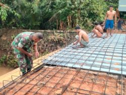 Progres Pembangunan Jembatan Garuda Tahap IV Capai 56 Persen di wilayah Kodam XVIII/Kasuari