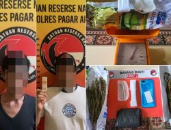 Polres Pagar Alam Ungkap Dua Kasus Berurutan — Ganja 145 Gram dari Dua Pengedar, Pengembangan Langsung Ringkus Pemasok yang Juga Kantongi Sabu