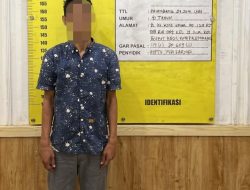 Polrestabes Palembang Bekuk Pengedar Sabu di Jalan Ki Kemas Umar 19 Ilir, Sabu Tergeletak di Lantai TKP