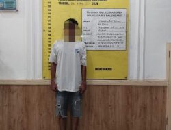 Sabu Tersembunyi dalam Kotak Permen Putih di Kamar, Pengedar di Bukit Lama Palembang Dibekuk