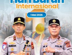 Polda Aceh Sampaikan Ucapan Hari Buruh Internasional 2026