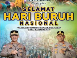 Kapolresta Banda Aceh Sampaikan Ucapan Hari Buruh Nasional
