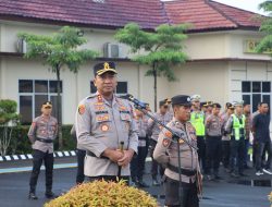 Pimpin Apel Siaga May Day, Kapolres Mesuji Ajak Warga Tetap Jaga Kondusifitas Kamtibmas