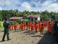 Peringati Hari Pendidikan Nasional, Satgas Swasembada Yonif 643/Wns Koops TNI Habema Gelar Rangkaian Kegiatan Di Sekolah Dasar Inpres Kibay