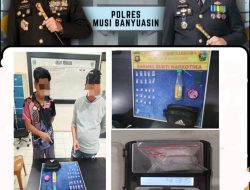 Polda Sumsel Bongkar Peredaran Sabu di Sungai Lilin, Dua Pengedar Diringkus di Kontrakan