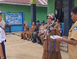 Upacara Pembukaan Ujian Nasional SMP di Ujung Timur Indonesia Berlangsung Khidmat Bersama TNI