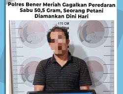 Satresnarkoba Polres Bener Meriah Amankan Pelaku Sabu di Jalur Takengon–Bireuen