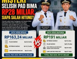 Selisih Data PAD Kabupaten Bima, Beda Basis Data